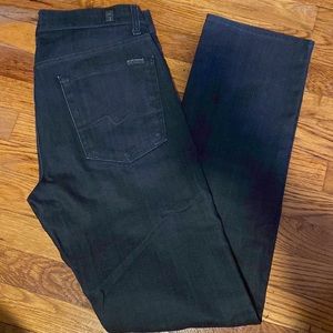 7 for all mankind men denim pants straight cut - BRAND NEW
